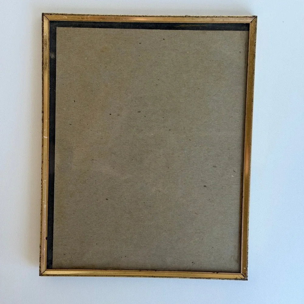 Vintage Picture Frame Unisex 8x10 Gold‎ Traditional Ornate Metal Edge
